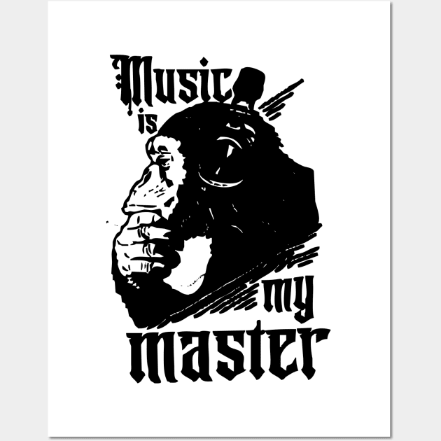 music is my master Wall Art by the.happynista